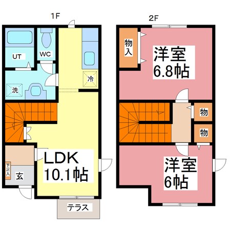 ファイネスカミコダの物件間取画像